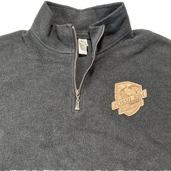 Fossil Rim Wildlife Center Logo Womens Medium Cotton Blend Polo Pullover - Picture 2 of 7